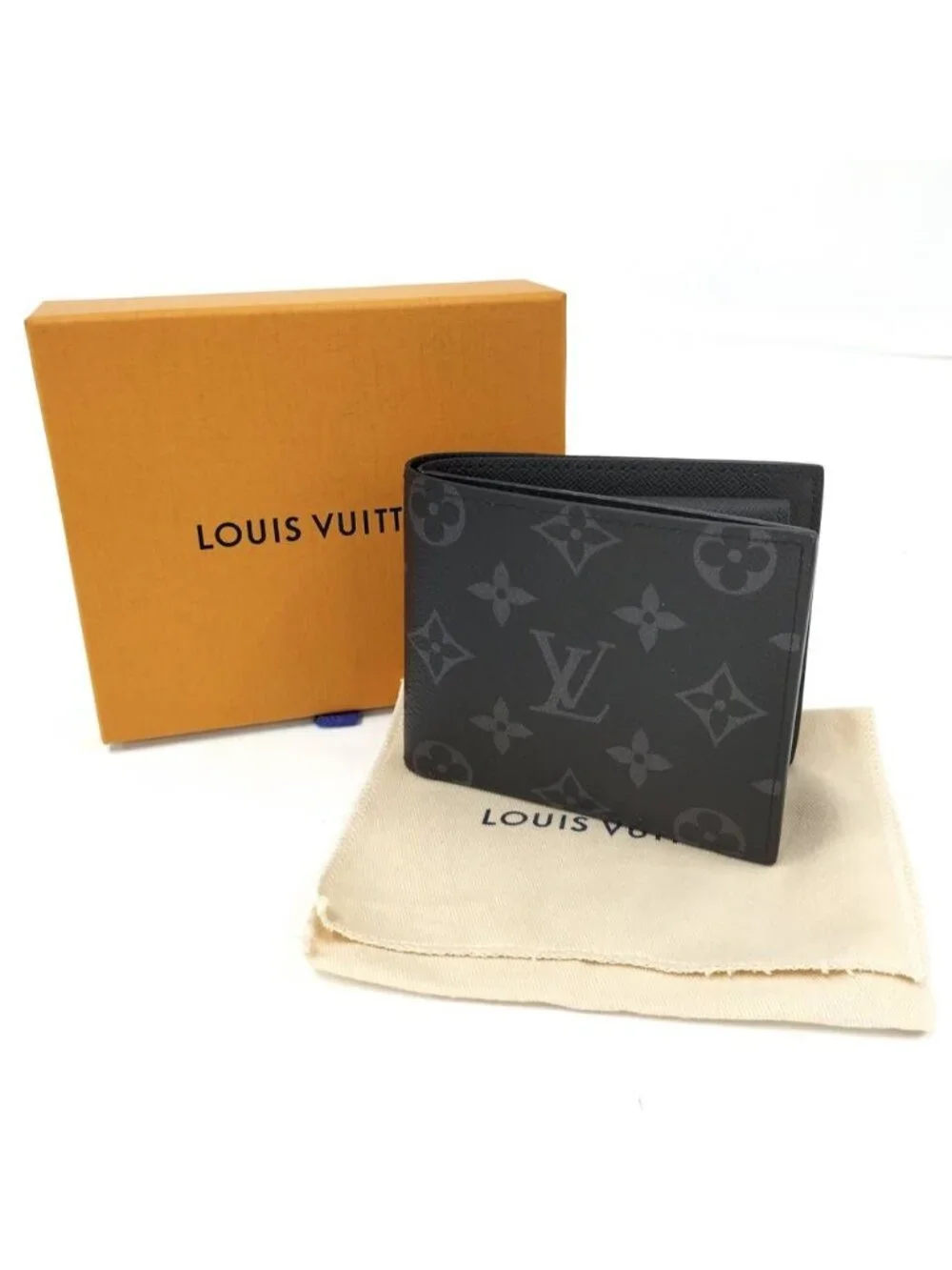 Louis Vuitton Portefeuille Marco NM Monogram Eclipse Wallet